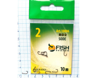 Крючки Fish № 2 sode (10 крючков)