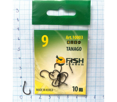 Крючки Fish № 9 tanago (10 крючков)