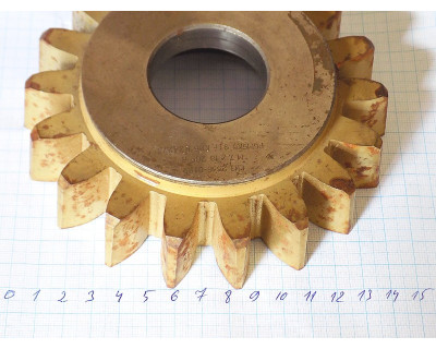 Долбяк чашечный М 7 (20°) z=18 р6м5к5 кл.А 2536-0199 145х44,45 мм