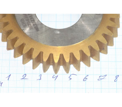 Долбяк дисковый М 2,25 (20°) z=34 р18 кл.В 80х31,75 мм ГОСТ 9323-79