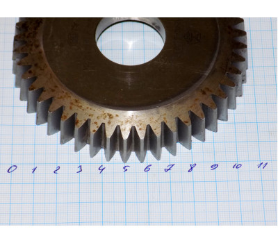 Долбяк дисковый М 2,25 (20°) z=45 р6м5 кл. B 110х44.45 мм ГОСТ 9323-79