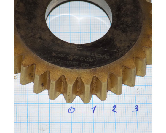 Долбяк дисковый М 2,5 (30°) z=30 р6м5 80х31,75 мм 2540-0008 ГОСТ 6762-79