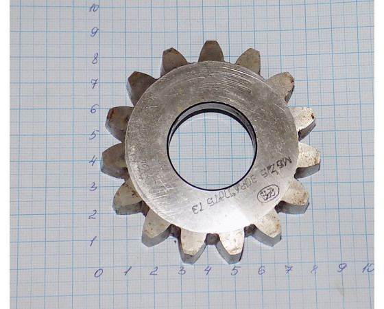 Долбяк дисковый М 5,0 (30°) z=15 р6м5 кл. А 83х31,75 мм 