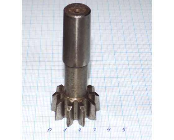 Долбяк хвостовой М 2,75 (20°) z=10 р18 кл. В ГОСТ 9323-79