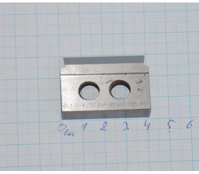 Резец зубострогальный М 1,5-1,75 р6м5 20° т.1 L-40 мм