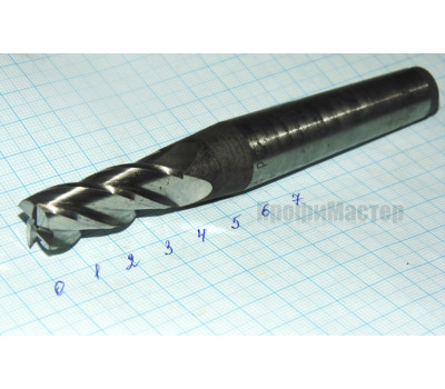 Фреза концевая 14 мм z=4 р18 (L-125/37 мм) с коническим хвостовиком КМ2