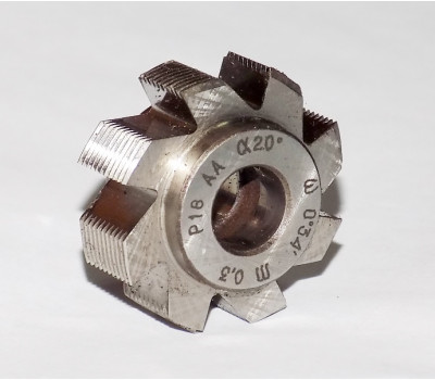 Фреза червячная М 0,3 20° Р18 класс АА ГОСТ 10331-81