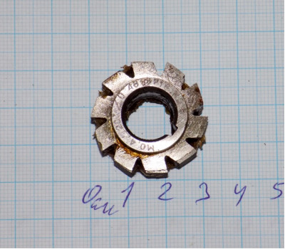 Фреза червячная М 0,4 20° Р18 класс В ГОСТ 10331-81
