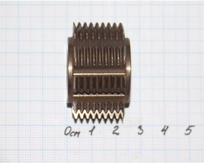 Фреза червячная М 0.75 (20°) 1° 8" шаг 5974 р18 кл. А 40х25х16 мм мелкомодульная ГОСТ 10331-81 