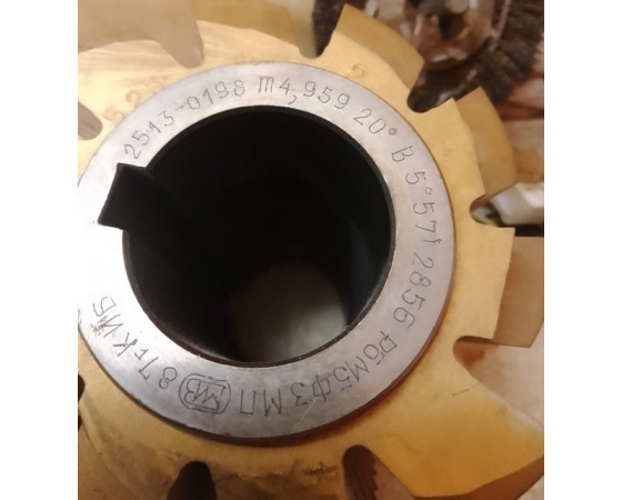 Фреза червячная М 4,959 20" 5°57" р6м5 кл.B 110х120х40 мм 2513-0198