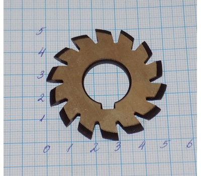 Фреза зуборезная M=1 №1 Р6М5