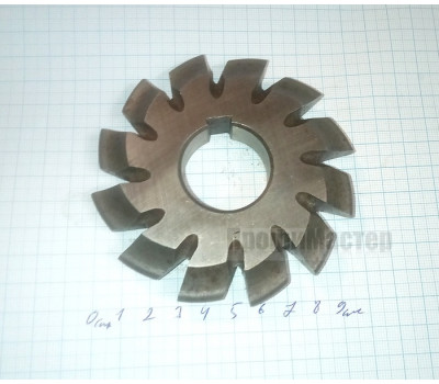 Фреза дисковая зуборезная модульная М5 № 7 р6м5 ГОСТ 10996-64