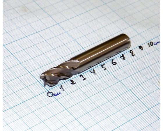 Фреза концевая 11 мм z4 р6м5 (L-75/35мм) с ц/х ГОСТ32831