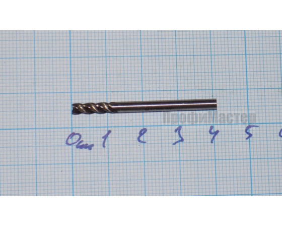 Фреза концевая 3,0 мм z4 с цилиндрическим хвостовиком 