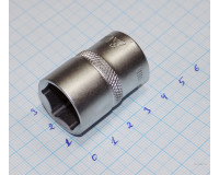 Головка торцевая 19 мм CrV 6-гранная МаякАвто 1/2"