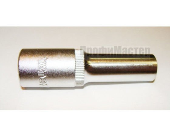 Головка торцевая 9 мм CrV удлиненная YATO 1/2"