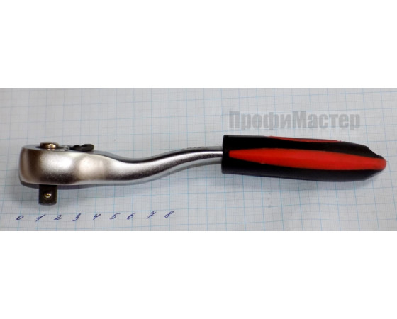 Трещотка изогнутая МаякАвто 3/8" L-195 мм 72 зуба PROFI