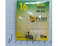 Крючки Fish №16 КМ-12 (10 крючков) 