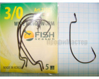 Крючки офсетные FISH SEASON WIDE RANGE WORM № 3/0