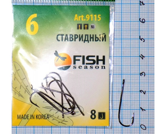 Крючки Fish № 6 ставридный