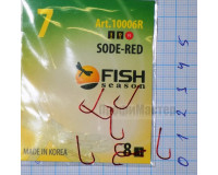 Крючки Fish № 7 sode-red (8 шт.)