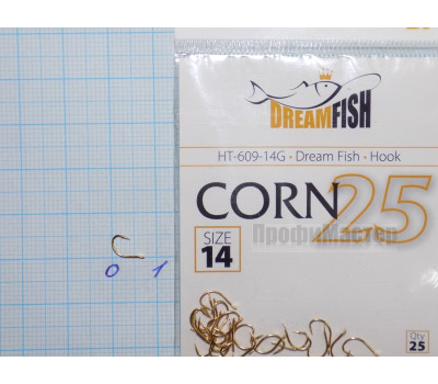 Крючки Dream Fish Corn №14 (25 крючков)