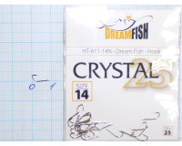 Крючки Dream Fish Crystal №14 (25 крючков)