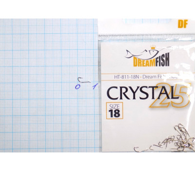Крючки Dream Fish Crystal №18 (25 крючков)
