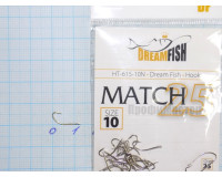 Крючки Dream Fish Match 615 №10 (25 крючков)