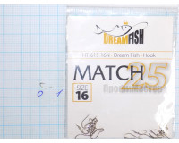 Крючки Dream Fish Match 615 №16 (25 крючков)