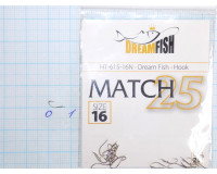 Крючки Dream Fish Match 615 №16 (25 крючков)