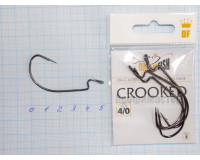 Крючки офсетные Dream Fish Crooked BN № 4/0 (5 крючков)