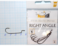 Крючки офсетные Dream Fish Right Angle BN № 1 (5 крючков)
