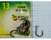 Крючки Fish №13 4x-iseama (7 крючков) 