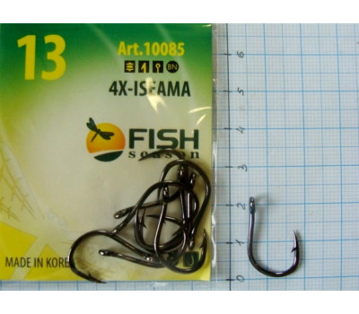 Крючки Fish №13 4x-iseama (7 крючков)