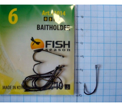 Крючки Fish № 6 baitholder (8 крючков)