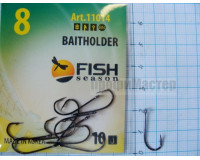 Крючки Fish № 8 baitholder (9 крючков) 