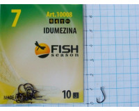 Крючки Fish № 7 idumezina (10 крючков) 