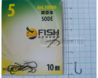 Крючки Fish № 5 sode (10 крючков) 