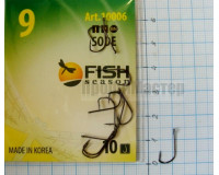 Крючки Fish № 9 sode (10 крючков) 