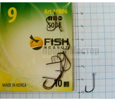 Крючки Fish № 9 sode (10 крючков)
