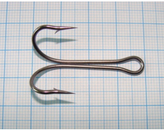 Крючок-двойник № 3/0 Carbon Hooks