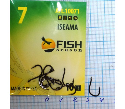 Крючки Fish № 7 iseama (10 крючков)