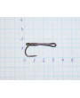 Крючок-двойник № 1/0 Carbon Hooks
