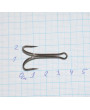 Крючок-двойник № 2/0 Carbon Hooks