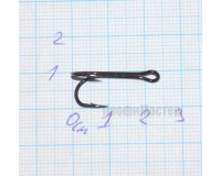 Крючок-двойник Carbon Hooks № 4 