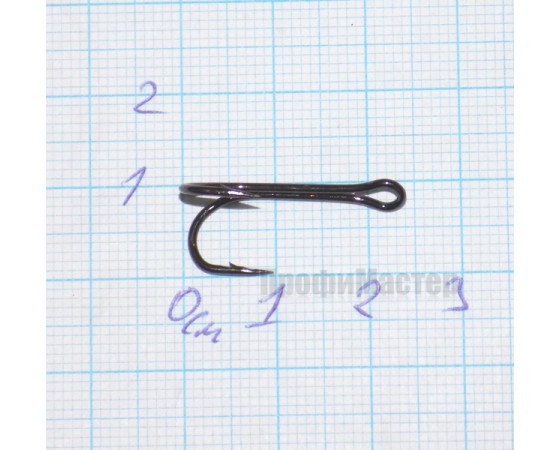 Крючок-двойник Carbon Hooks № 4 