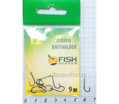 Крючки Fish №12 baitholder (9 крючков)