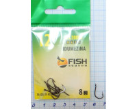 Крючки Fish №12 idumezina (8 крючков) Крючки Fish №12 idumezina (8 крючков)