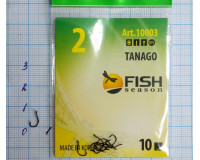 Крючки Fish № 2 tanago (10 крючков) Крючки Fish № 2 tanago (10 крючков)
